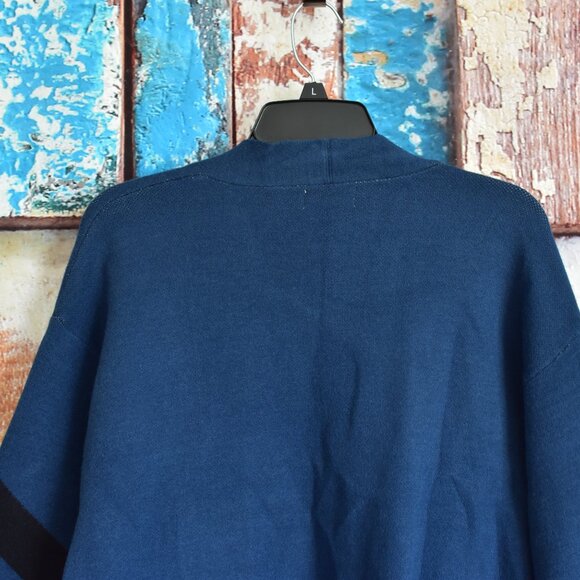 Women's Autumn Skye Long Open Cardigan Long Sleeve LARGE Blue NEW - Picture 7 of 9